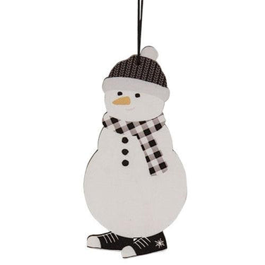 2 Set Black & White Sneaker Snowman Ornaments - The Fox Decor